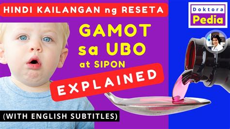 PLEMA, UBO at SIPON sa Baby o Bata .